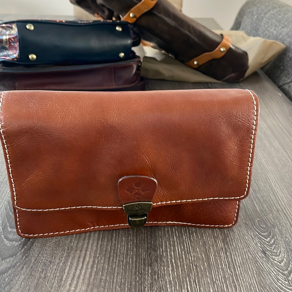 Patricia mash brown leather bag